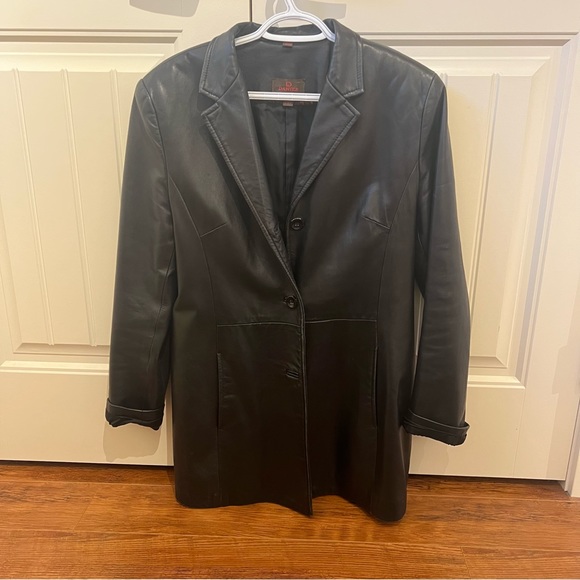 Danier genuine oversized leather jacket - Picture 4 of 4